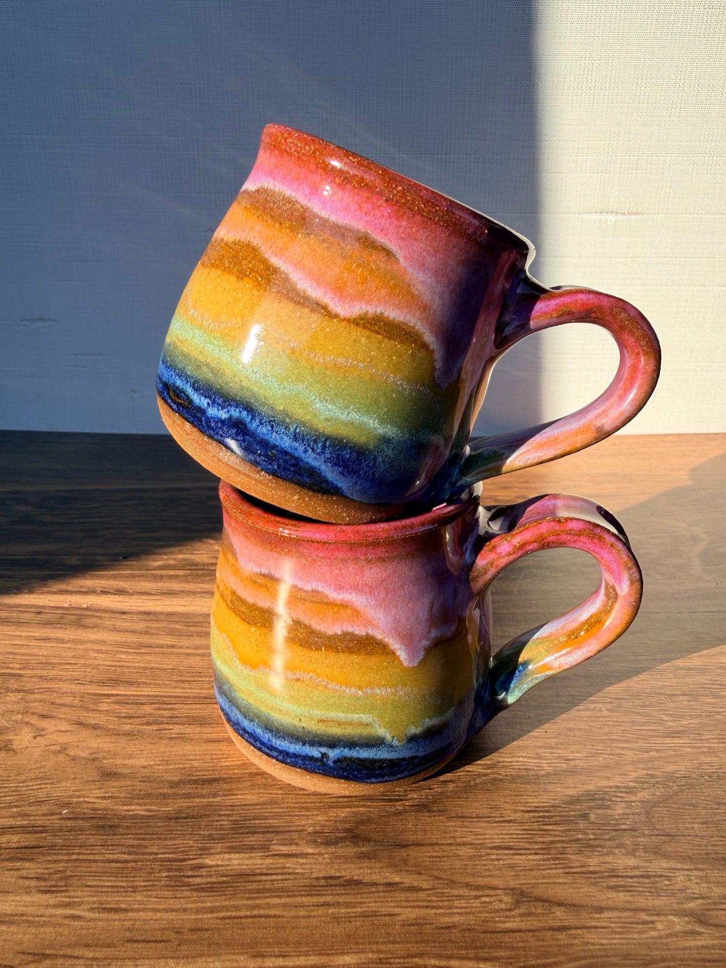Rainbow Espresso Mugs