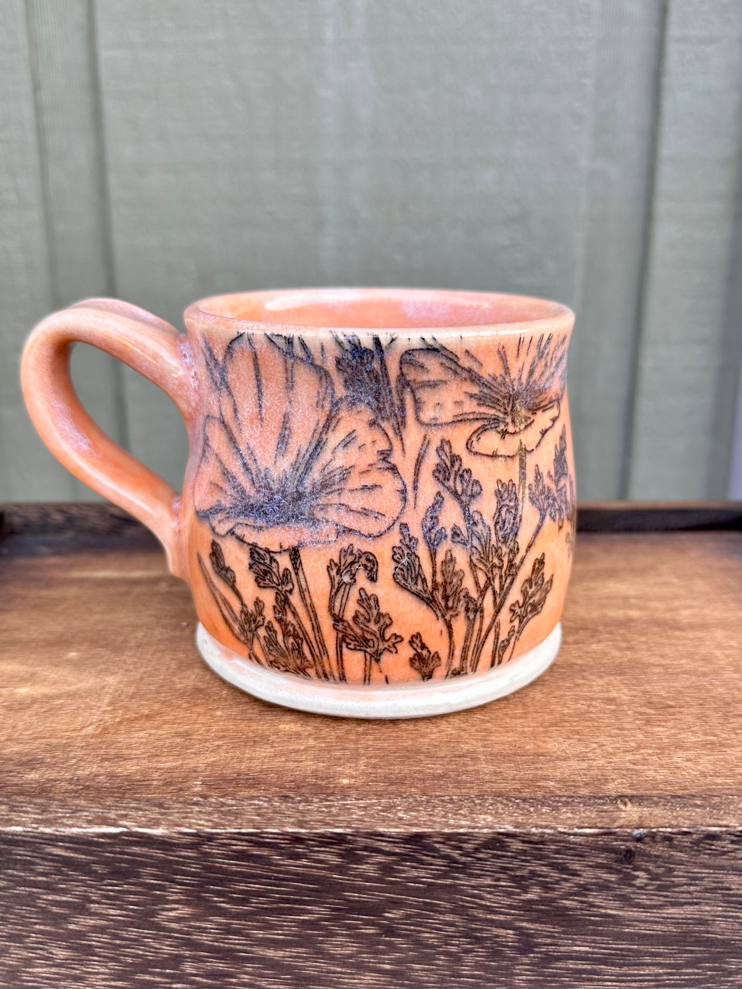 Orange Poppy Mug