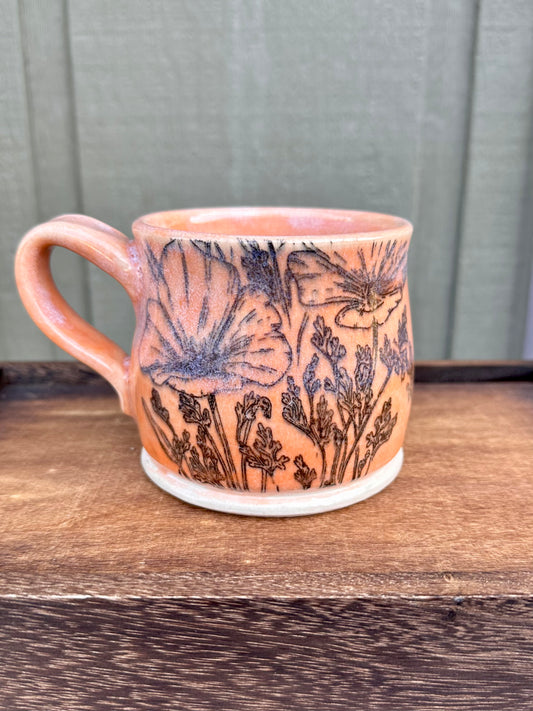 Orange Poppy Mug